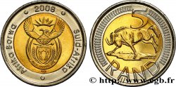 AFRIQUE DU SUD 5 Rand emblème / buffle 2008  SPL