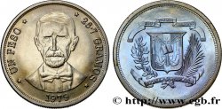 RÉPUBLIQUE DOMINICAINE 1 Peso emblème / Juan Pablo Duarte 1979  SPL