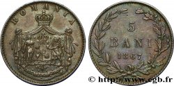 ROUMANIE 5 Bani 1867 James Watt & Co TTB