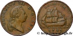 BERMUDES 1 Penny Georges III 1793  TB+