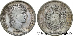 ITALIE - ROYAUME DE NAPLES 5 Lire Jochim Murat (Gioacchino Napoleone) 1813 Naples TB/TB+
