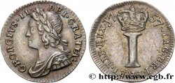 ROYAUME-UNI 1 Penny Georges II 1757 
