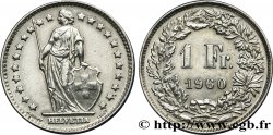 SUISSE 1 Franc Helvetia 1960 Berne - B TTB+