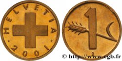 SUIZA 1 Centime Proof 2001 Berne - B