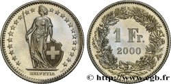SUISSE 1 Franc Proof Helvetia 2000 Berne - B FDC