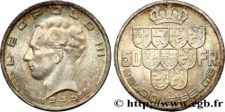 BELGIQUE 50 Francs Léopold III légende Belgique-Belgie tranche position A 1939 
