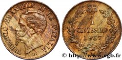 ITALIE 1 Centesimo Victor Emmanuel II 1867 Milan SPL