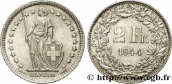 SUIZA 2 Francs Helvetia 1944 Berne