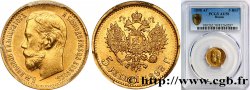 RUSSIE - NICOLAS II 5 Roubles 1898 Saint-Petersbourg SUP58 PCGS