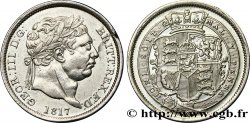 ROYAUME-UNI 1 Shilling Georges III 1817  TTB+