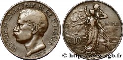 ITALIE 10 Centesimi Victor Emmanuel III - 50e anniversaire de l’Unité Italienne 1911 Rome