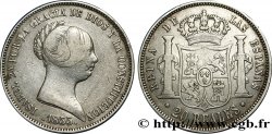 SPAIN 20 Reales Isabelle II  1855 Madrid