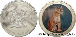 OUGANDA 100 Shillings Proof série Mangeurs d’hommes : lion des montagnes 2010 