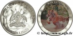 OUGANDA 100 Shillings Proof série Mangeurs d’hommes : tigre 2010 