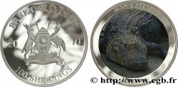 OUGANDA 100 Shillings Proof série Mangeurs d’hommes : alligator 2010
