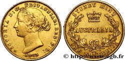 AUSTRALIE 1 Souverain Victoria 1863 Sydney TTB