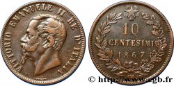 ITALIE 10 Centesimi Victor Emmanuel II 1867 Strasbourg