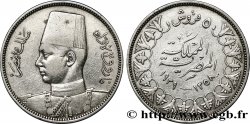 ÉGYPTE 5 Piastres Roi Farouk AH1358 1939 