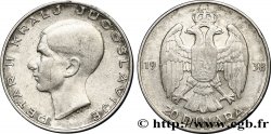 YOUGOSLAVIE 20 Dinara Pierre II 1938  TTB