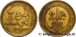 MONACO 2 Francs émission du Crédit Foncier de Monaco 1926 Poissy TTB