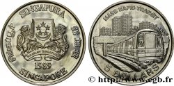 SINGAPORE 5 Dollars Métro de Singapour 1989 