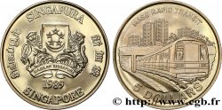 SINGAPUR 5 Dollars Métro de Singapour 1989