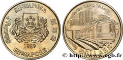 SINGAPORE 5 Dollars Métro de Singapour 1989 