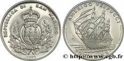 SAINT-MARIN 5000 Lire Proof Amerigo Vespucci 1994 Rome SPL