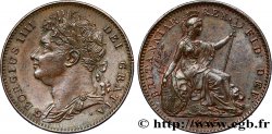 REGNO UNITO 1 Farthing Georges IV 1825