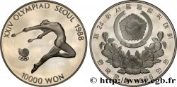 SOUTH KOREA  10000 Won Proof XXIV olympiade Séoul 1988 gymnastique 1988 