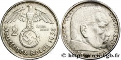 ALLEMAGNE 2 Reichsmark Maréchal Paul von Hindenburg 1938 Vienne