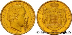 MONACO 100 Francs or Charles III 1882 Paris