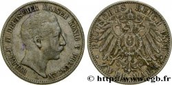 ALLEMAGNE - PRUSSE 2 Mark Guillaume II 1899 Berlin TTB