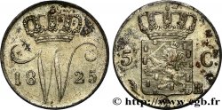 PAYS-BAS 5 Cents monogramme de William I 1825 Bruxelles