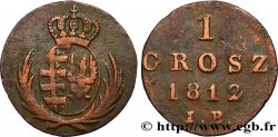 POLOGNE 1 Grosz Grand Duché de Varsovie 1812 Varsovie