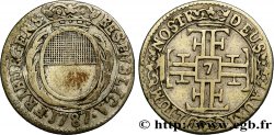 SWITZERLAND - CANTON OF FRIBOURG 7 Kreuzer République de Fribourg 1787