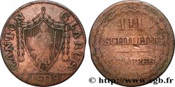 SUISSE - CANTON DE GLARIS 3 Schilling canton de Glaris 1808