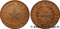 CHILE 1 Centavo 1851 