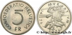 SWITZERLAND 5 Francs 500e anniversaire de la bataille de Murten 1976 Berne - B