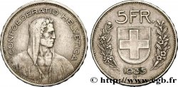 SWITZERLAND 5 Francs Berger des Alpes 1935 Berne