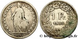 SUISSE 1 Franc Helvetia 1900 Berne - B TB