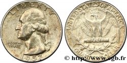 ÉTATS-UNIS D AMÉRIQUE 1/4 Dollar Georges Washington 1957 Philadelphie