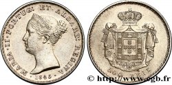 PORTUGAL - ROYAUME DE PORTUGAL - MARIE II  500 Réis 1845  TTB+/SUP