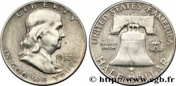 UNITED STATES OF AMERICA 1/2 Dollar Benjamin Franklin 1957 Denver