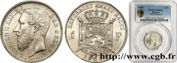 BELGIUM 1 Franc Léopold II légende flamande 1887