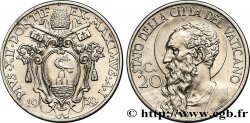VATICAN ET ÉTATS PONTIFICAUX 20 Centesimi frappe au nom de Pie XII an I / Saint Paul 1939 Rome SPL