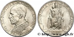 VATICAN AND PAPAL STATES 10 Lire Pie XII an II / Madone de la paix 1940