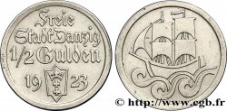 DANTZIG - VILLE LIBRE DE DANTZIG 1/2 Gulden 1923  SUP