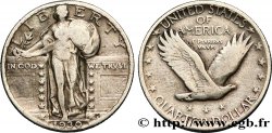 ÉTATS-UNIS D AMÉRIQUE 1/4 Dollar Liberté 1930 Philadelphie TB+