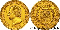 ITALIA - REINO DE CERDEÑA  - CARLO FÉLIX 40 Lire 1825 Turin